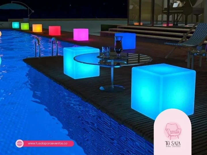 alquiler de cubos led para eventos