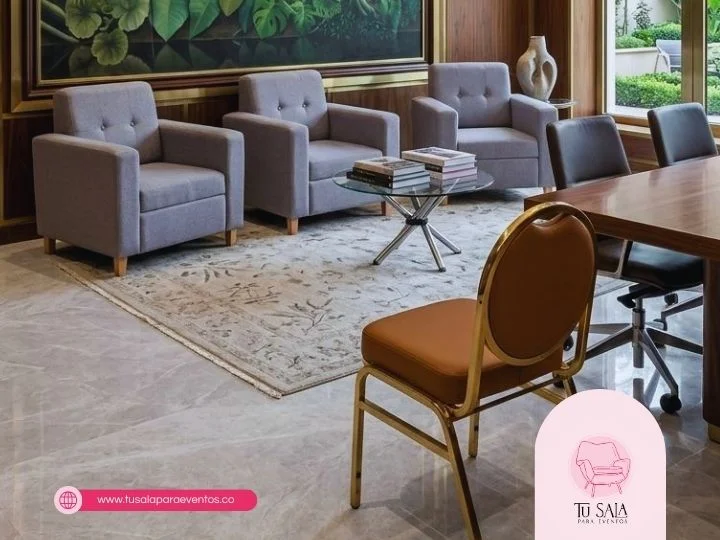 mobiliario para salas de espera en ferias Bogota