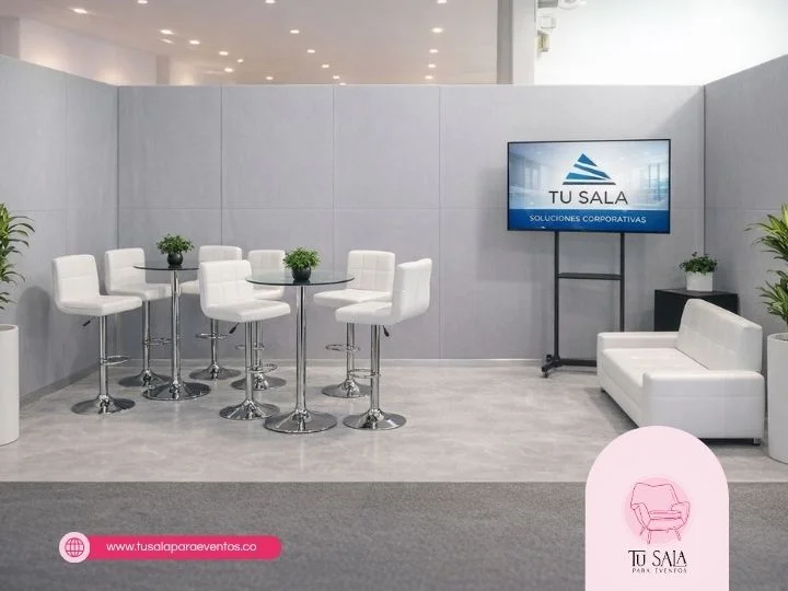 mesas y sillas para eventos corporativos