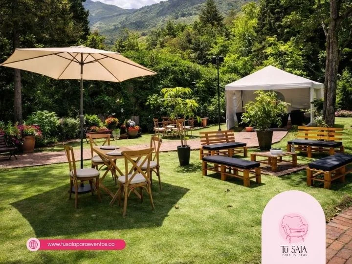 mesas y sillas para fiesta en bogota