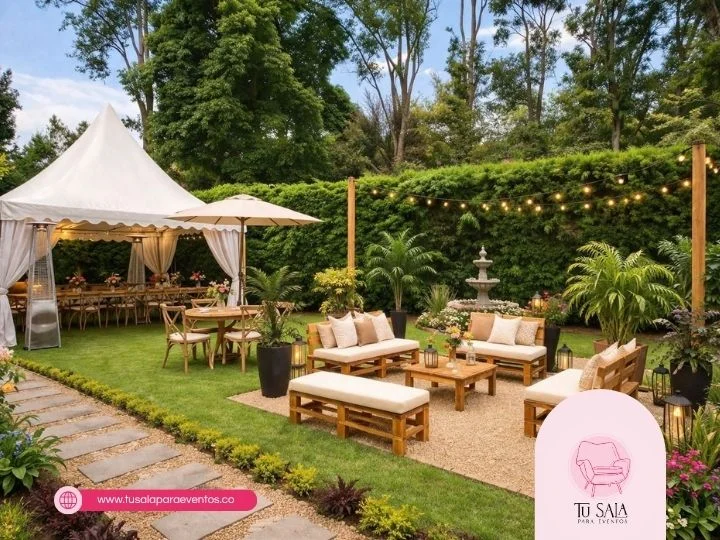 salas en madera para fiestas