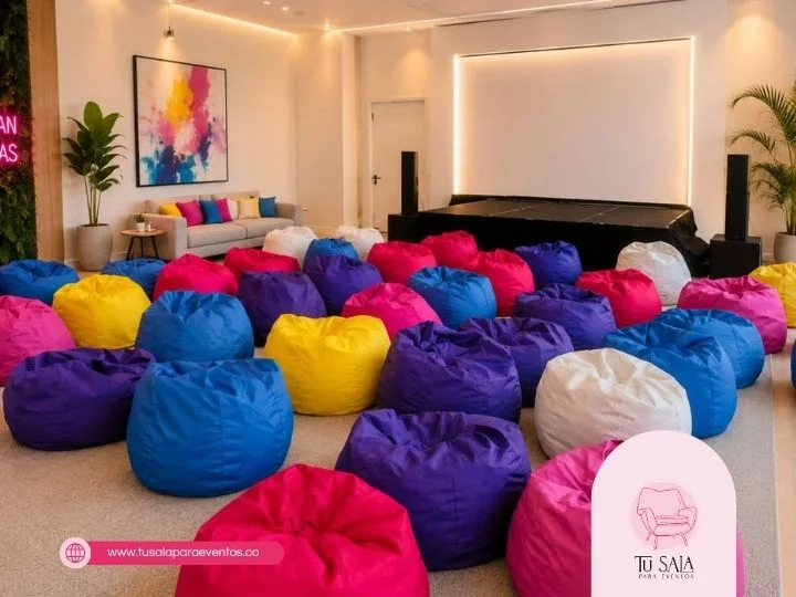 alquiler de puff para eventos
